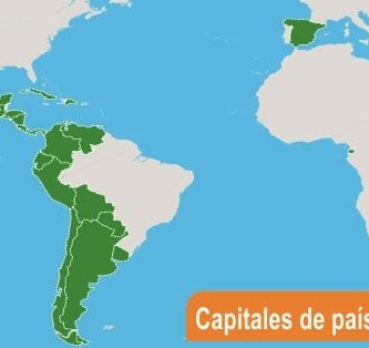 Capitales de paises hispanos
