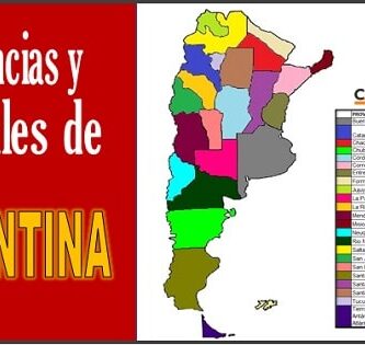 Provincias del sur de argentina y sus capitales