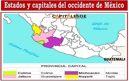 estados del occidente